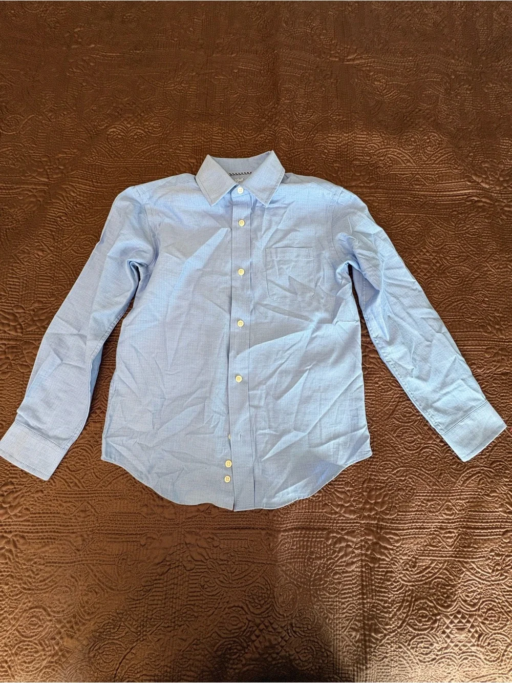 Cat & Jack Black Suit Set with Blue Shirt